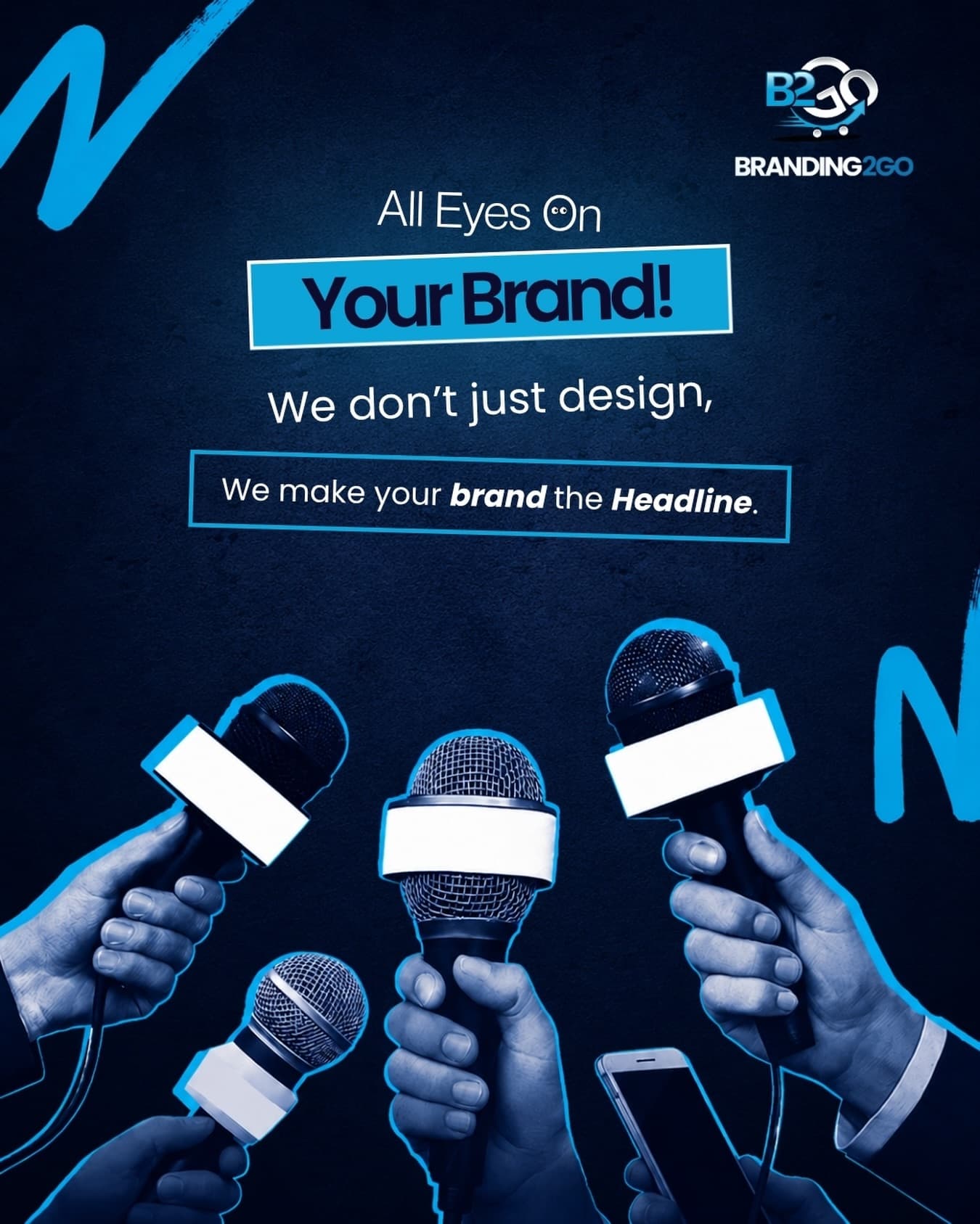 Branding2Go creative work in progress