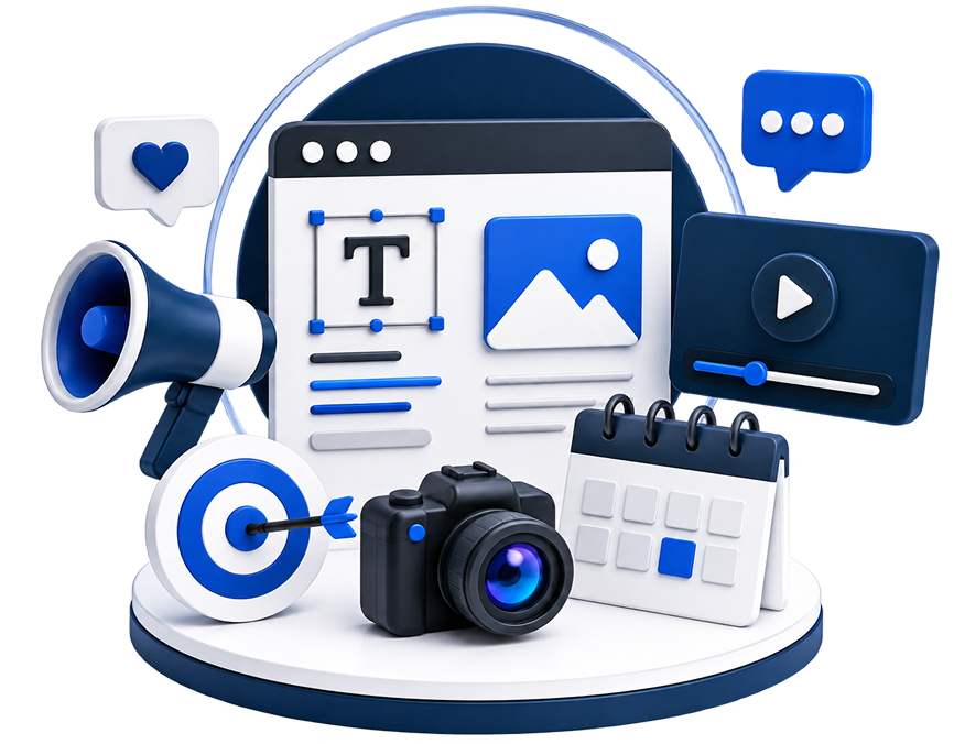 Brand identity and creative content examples